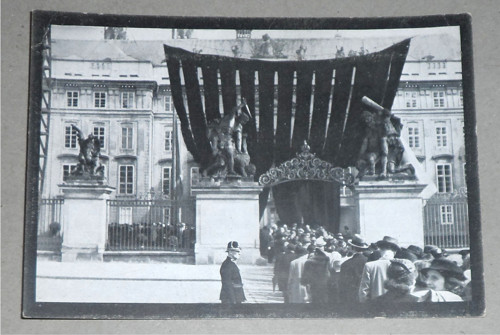Čistá ČB POHLEDNICE • T. G. Masaryk, † 1937