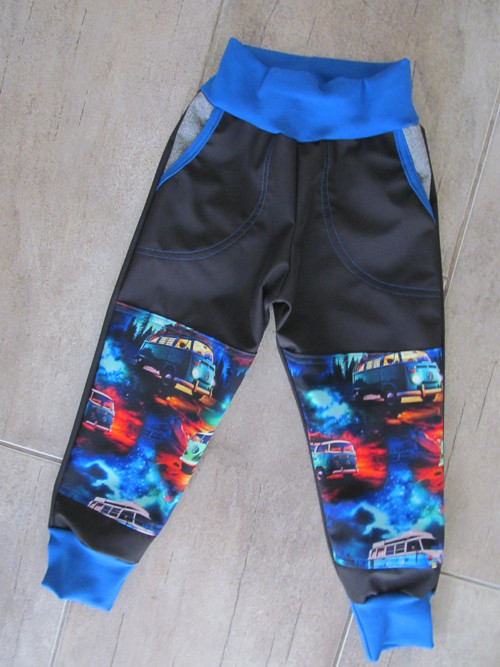 Kalhoty SOFTSHELL-jaro podzim -Dvojitá Kolena