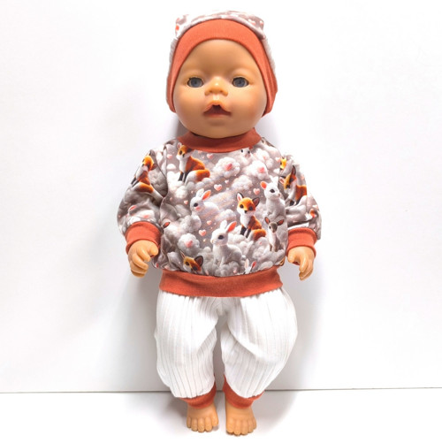 Teplákovka Pro Panenku Baby Born 40 až 43 cm