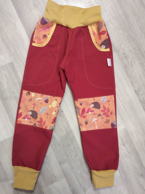 Letní Softshellové kalhoty ježci