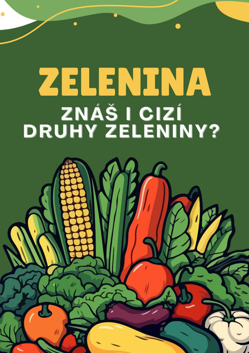 Omalovánky - zelenina