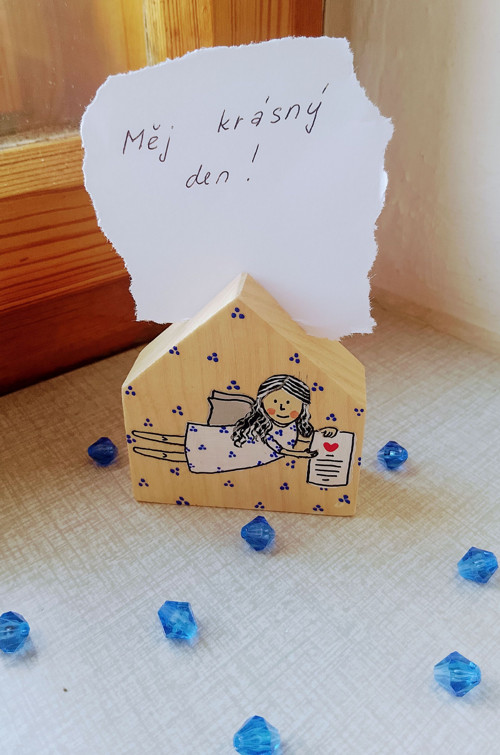 Vzkazovník s andělkou