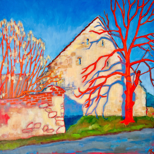 Z plenéru, 60 x 60 cm
