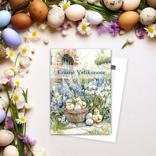 Krásné Velikonoce - pohlednice