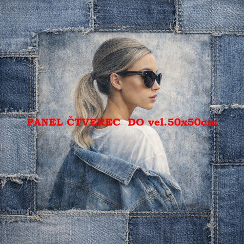 Bavlněný panel 25x25 cm - skl​adem