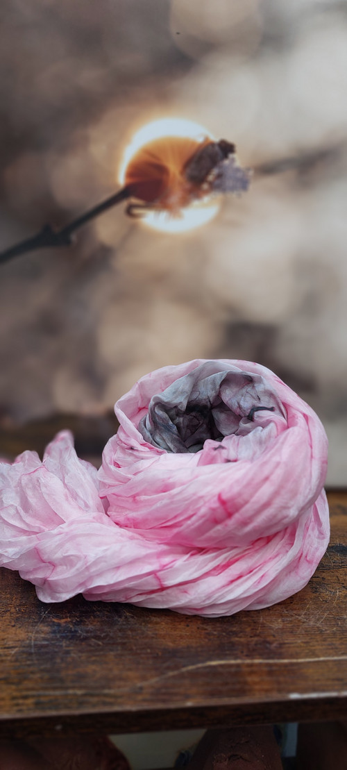 Šál Rosé. 180x90 cm
