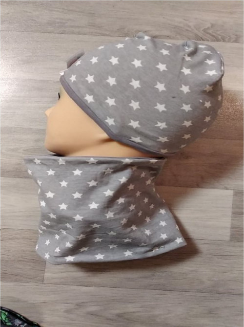Čepice + Nákrčník Hvězdičky