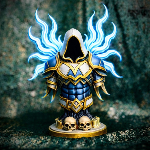 Busta Tyrael Diablo 2 - nebarvená