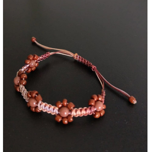 Náramek Shamballa s korálky