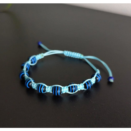 Náramek Shamballa s korálky