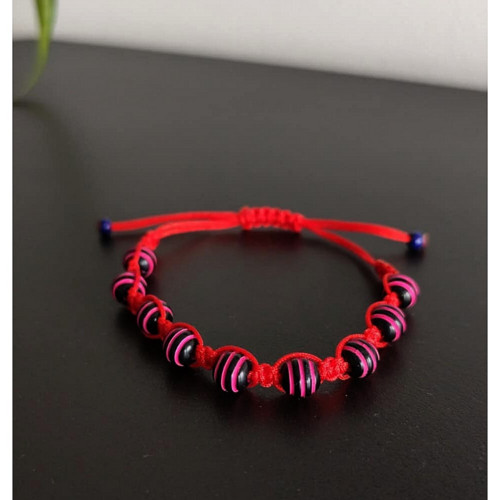 Náramek Shamballa s korálky — foto 1