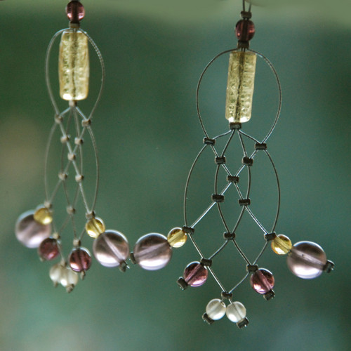 Zaplétanky fialovožluté