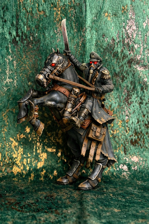 Warhammer 40K Krieg jezdec 68mm - nebarvená