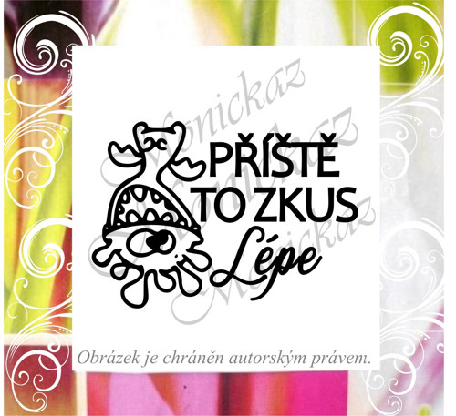 Příště to zkus lépe příšerka 2337.Razítko.