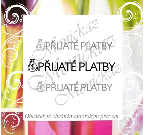 Přijaté platby měšec 2647. Razítko. — foto 1
