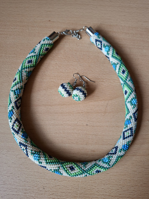 Zeleno-modrý set