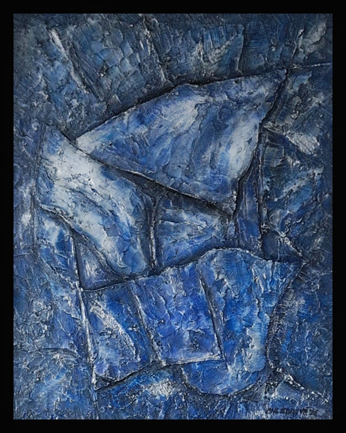 Blue Abstrakt Ii.