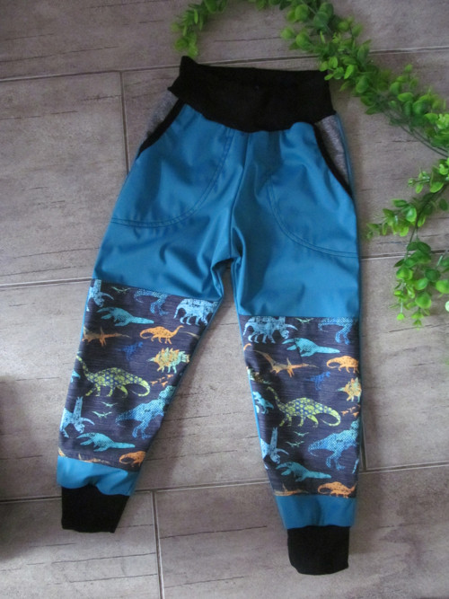 Kalhoty SOFTSHELL-jaro podzim -Dvojitá Kolena