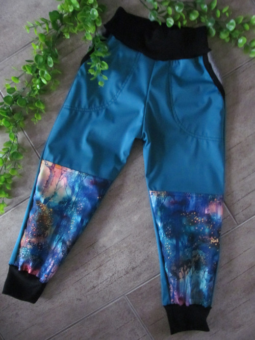 Kalhoty SOFTSHELL-jaro podzim -Dvojitá Kolena