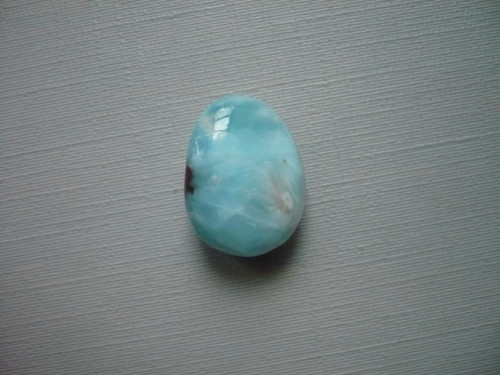 Tromlovaný kámen - larimar 18 mm, č.20f