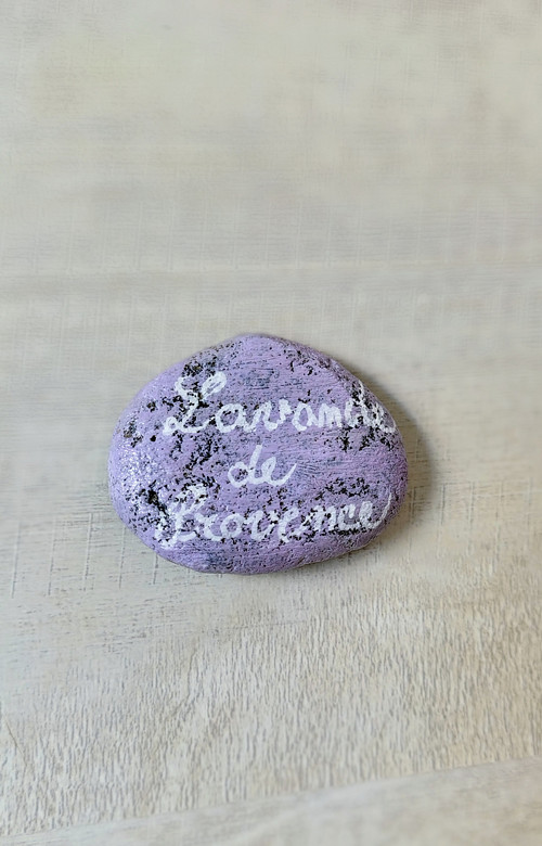 Vintage Provence - malovaný kámen k bylinkám