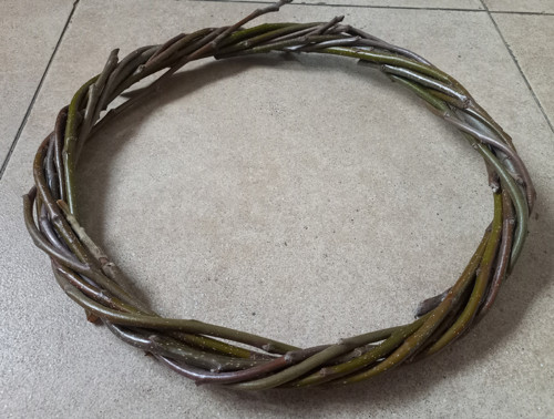 Věnec z proutí průměr cca 30 cm