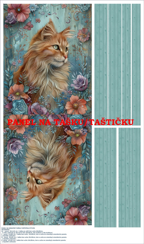 Panel na tašku kočárkovina - skladem