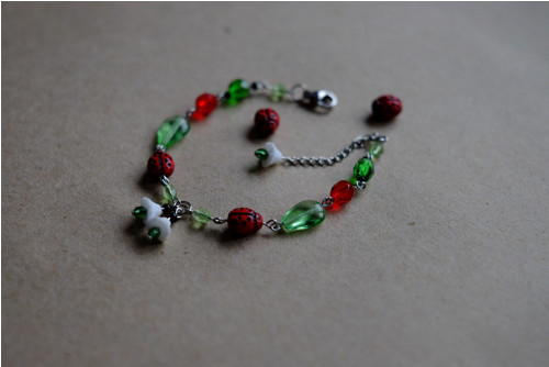 Jarní louka - náramek (Spring meadow - bracelet)