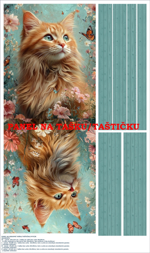 Panel na tašku kočárkovina - skladem
