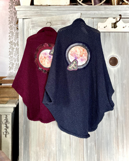 "Úplňková noc", zavinovací cardigan/ 2 barvy