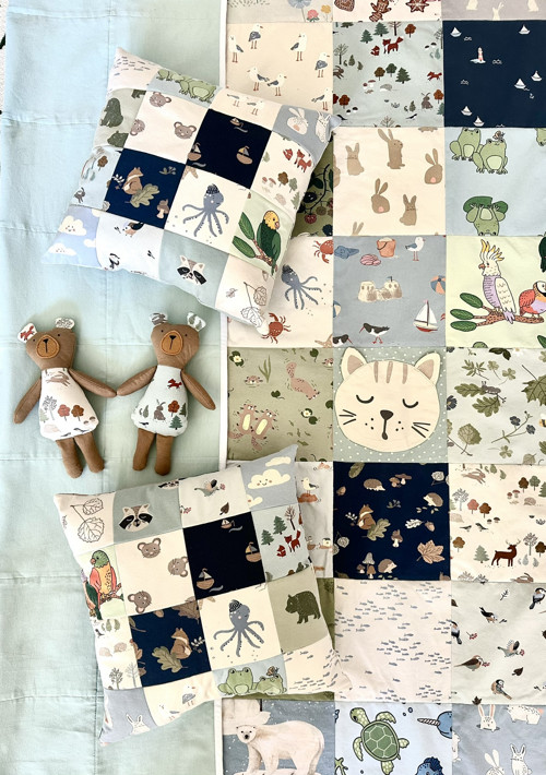 Vzpomínková patchwork deka