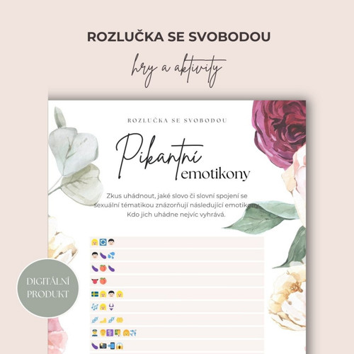 Rozlučka se svobodou - pikantní emotikony