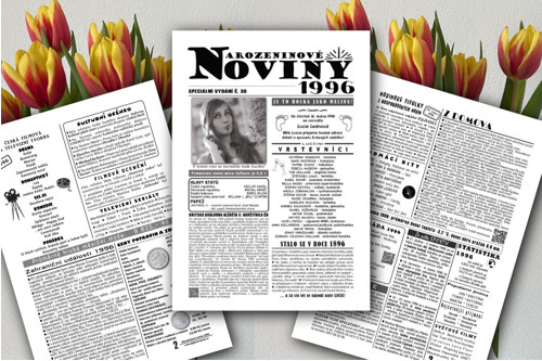 30 let: 3stránkové "Narozeninové NOVINY" 1996, PDF
