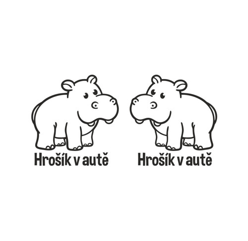 Hrošíci - samolepka — foto 1