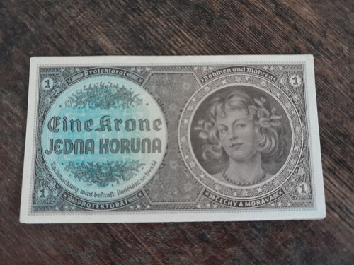 1 koruna 1940 protektorát