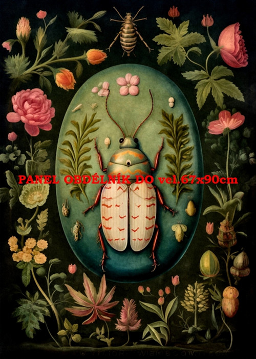 Bavlněný panel 18x25 cm - skladem