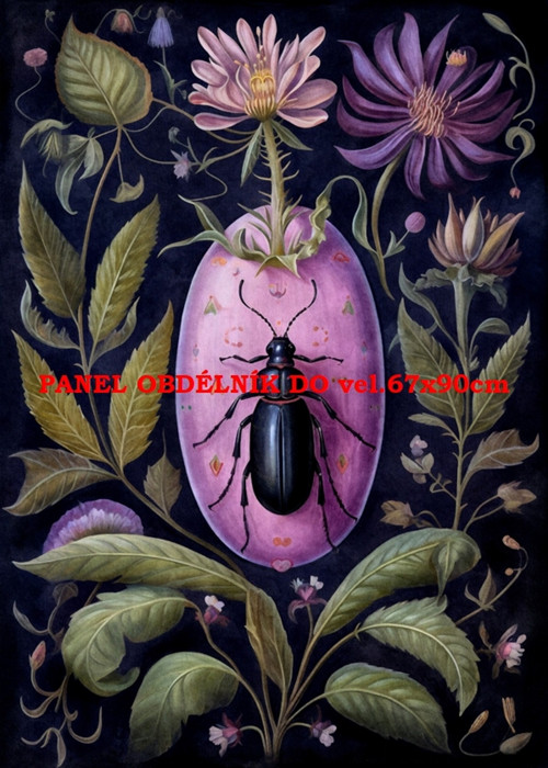 Bavlněný panel 18x25 cm - skladem