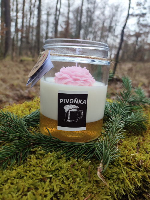Svíčka - Pivoňka