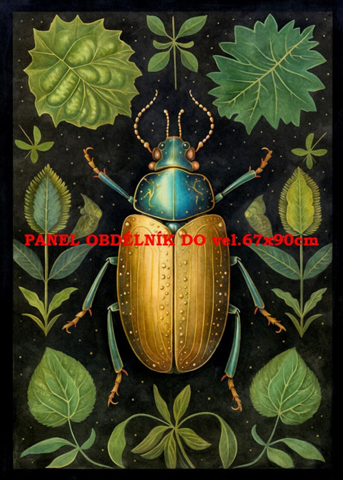Bavlněný panel 18x25 cm - skladem — foto 1