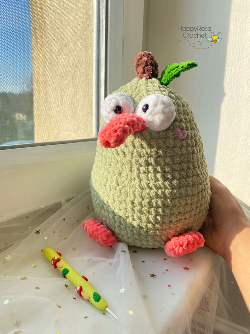 Háčkovaný Kiwi Ptáček