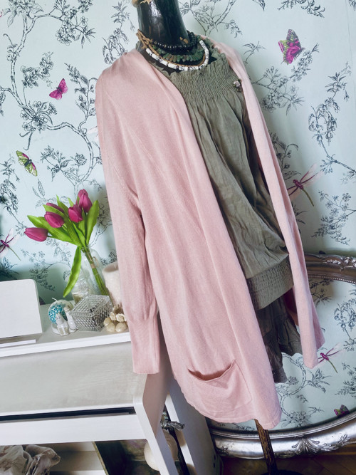Kardigan powder pink — foto 1