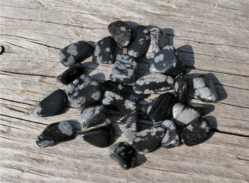 Obsidián sněžný 10 g V3209 — foto 1