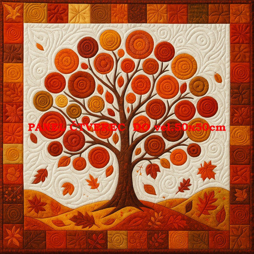Bavlněný panel - varianty velikostí / 10 x 10cm