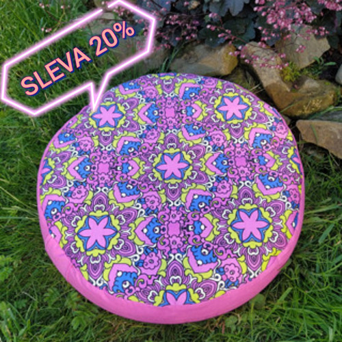 Meditační podsedák "ZAHRÁDKA" špalda/pohanka