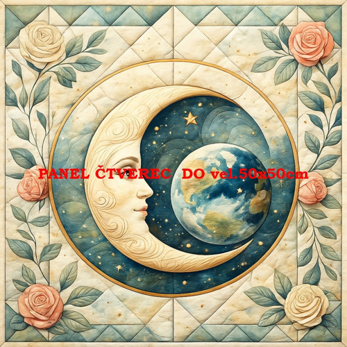 Bavlněný panel - varianty velikostí / 10 x 10cm — foto 1