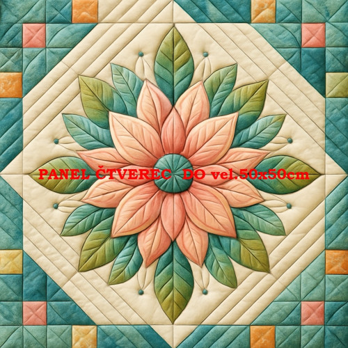 Bavlněný panel - varianty velikostí / 10 x 10cm