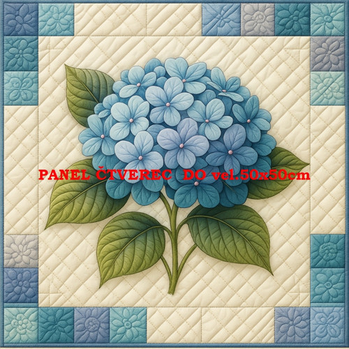 Bavlněný panel - varianty velikostí / 10 x 10cm