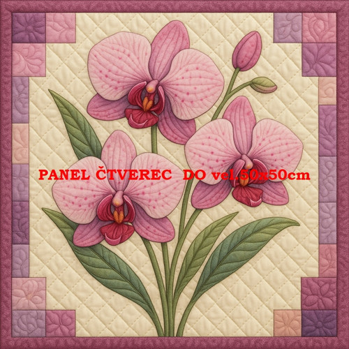 Bavlněný panel - varianty velikostí / 10 x 10cm — foto 1