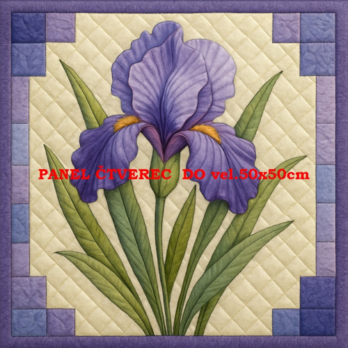 Bavlněný panel - varianty velikostí / 10 x 10cm