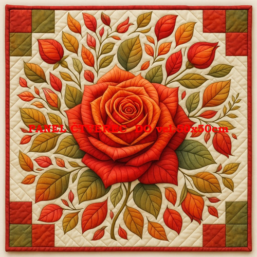 Bavlněný panel - varianty velikostí / 10 x 10cm